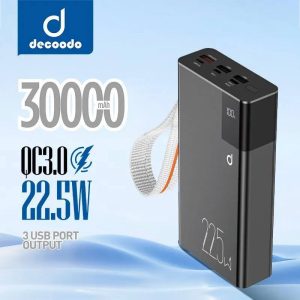 پاوربانک 30000میلی آمپر دکودو